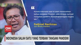 VIDEO: Indonesia Salah Satu yang Terbaik Tangani Pandemi