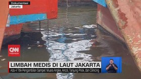 VIDEO: Limbah Medis di Laut Jakarta