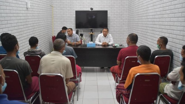 Para tersangka yang terlibat sengketa tanah di Golo Mori diketahui telah ditahan di Rumah Tahanan Polisi (RTP) Polres Manggarai Barat.