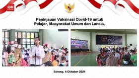 VIDEO: Jokowi Apresiasi Antusiasme Warga Papua Divaksinasi