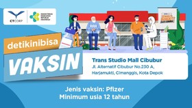 Cara Daftar Vaksin Pfizer Gratis di Trans Studio Mall Cibubur