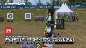 VIDEO: Jatim & Jambi Raih Emas di Cabor Panahan