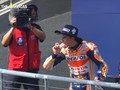 VIDEO: Marquez Makan Donat Usai Menang MotoGP Amerika