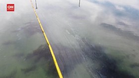 VIDEO: Penampakan Tumpahan Minyak di Perairan California