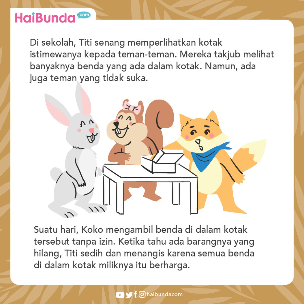Cerita Nusantara Kotak Istimewa Titi Tupai