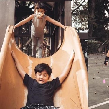Keseruan Duo Andara Gempi & Rafathar Saat Main Bareng