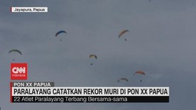 VIDEO: Paralayang PON Pecahkan Rekor Muri