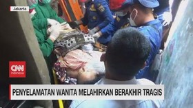 VIDEO: Penyelamatan Wanita Melahirkan Berakhir Tragis