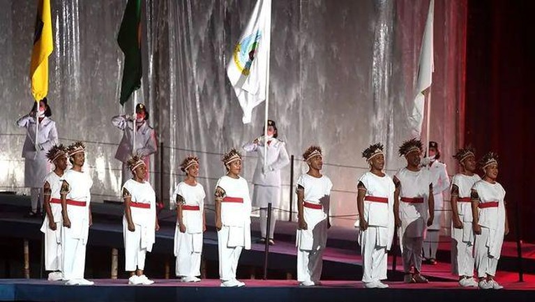 PON XX Papua resmi dibuka pada Sabtu (2/10) di Stadion Lukas Enembe Kabupaten Jayapura oleh Presiden Jokowi. Yuk intip!