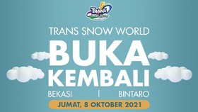 Besok, Trans Snow World Bekasi dan Bintaro Buka dengan Prokes