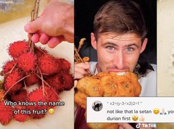 Viral! Bule Ini Goreng Durian dan Rambutan Berikut Kulitnya Pakai Adonan Tepung
