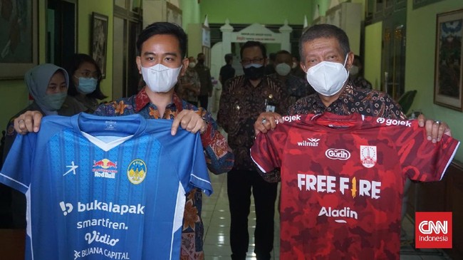 Wali Kota Solo Gibran Rakabuming Raka menjamin keamanan Derby Mataram Persis Solo vs PSIM Yogyakarta pada lanjutan Liga 2 2021.