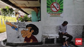 FOTO: Mengunjungi Kampung Bebas Asap Rokok di Matraman
