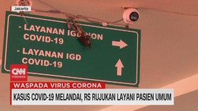 VIDEO: Kasus Covid-19 Melandai, RS Rujukan Layani Pasien Umum