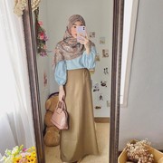 Intip yuk Inspirasi OOTD Hijab ala Larissa Chou yang Girly dan Fashionable