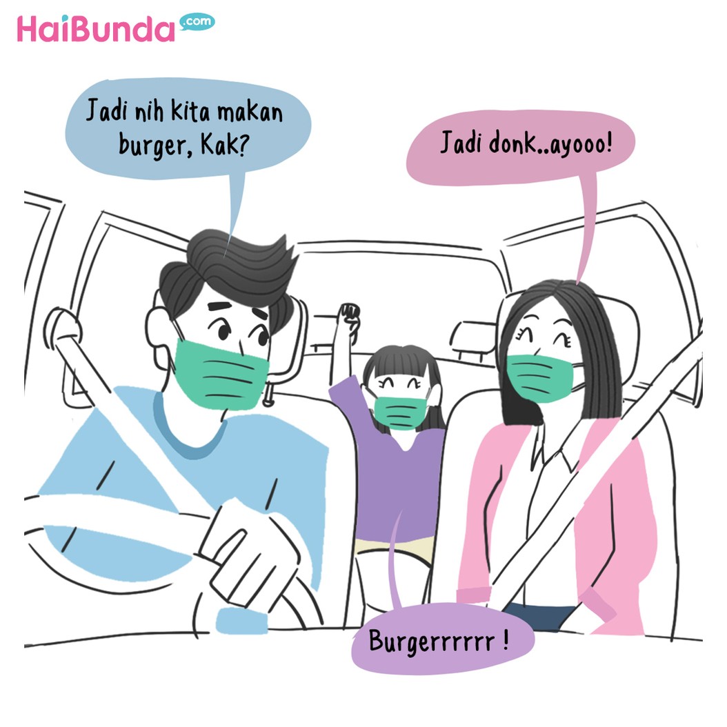 Komik ambil raport tengah semester