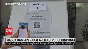 Masuk Kampus Pakai Aplikasi PeduliLindungi