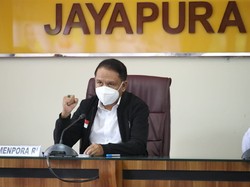 Menpora Kagum Banyak Fasilitas PON XX Papua Bertaraf Internasional