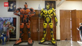 VIDEO: Meraup Cuan Dari Robot Berbahan Baku Motor Bekas