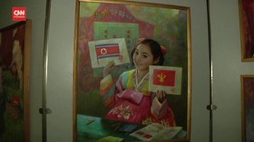 VIDEO: 30 Tahun Karya Kim Jong Il, Korut Gelar Pameran Seni