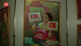 VIDEO: 30 Tahun Karya Kim Jong Il, Korut Gelar Pameran Seni