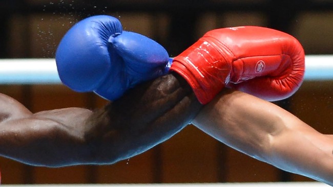 Kemenangan petinju Sumatera Utara Joshua Juan Vargas Harianja dinilai kontroversial atas Rusdianto Suku di cabor tinju putra 75-80 kg PON 2024, Sabtu (14/9).