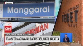 VIDEO: Transformasi Wajah Baru Stasiun KRL Jakarta