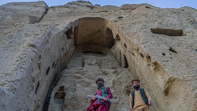 Lembah Bamiyan berada di jantung Pegunungan Hindu Kush, Afghanistan, dan menjadi lokasi paling barat dari penyebaran agama Buddha.