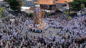 FOTO: Kembalinya Upacara Ngaben Skala Besar di Bali