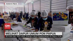 VIDEO: Melihat Persiapan Dapur PON Papua