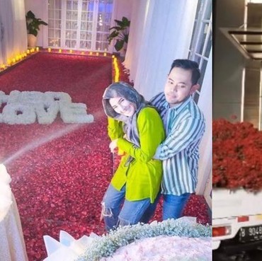 Momen Ultah Istri Crazy Rich Malang Diberi 101.091 Mawar & Tas Rp4,7 M