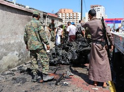Video: Bom Mobil Meledak di Yaman, Targetkan Konvoi Komandan Militer