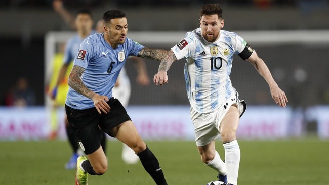 Lionel Messi dibayangi kesulitan mencetak gol jelang duel Argentina vs Peru di Kualifikasi Piala Dunia 2022 zona CONMEBOL, Jumat (15/10) pagi WIB.