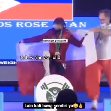 Viral Atlet Polandia Pinjam Bendera Indonesia di Kejuaraan Dunia