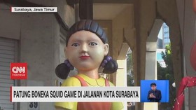VIDEO: Warga Heboh Ada Patung Boneka Film Squid Game