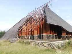 Target Selesai Akhir Tahun, Gedung Geo Theater Sumedang Belum Ada Perbaikan