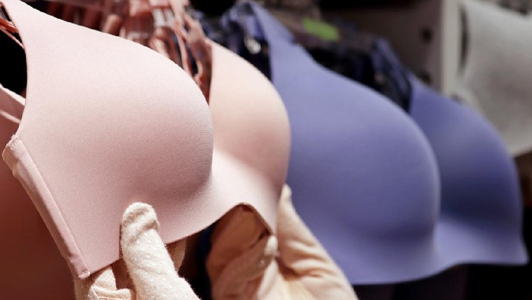 Ilustrasi Fakta Bra Bikin Kendur Concept of shopping, customer during sale, female fashion, different sizes of sexy underwear