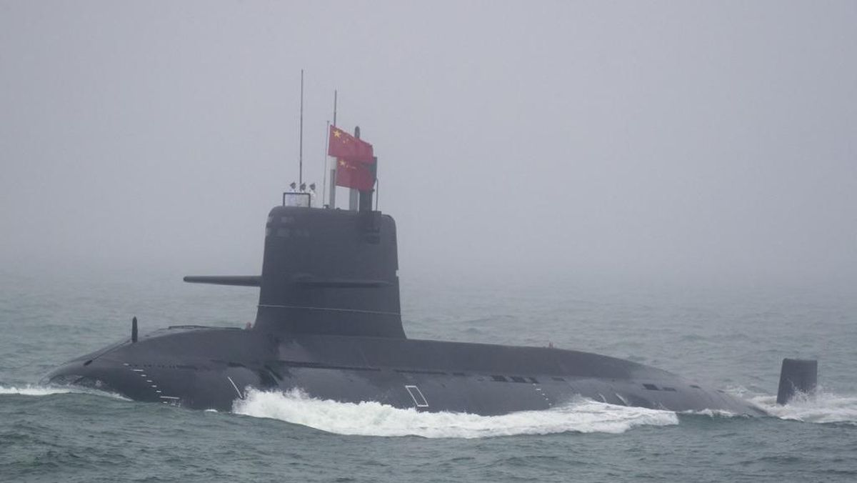 China Punya Kapal Selam Aneh Tanpa Sirip Atas di Laut Bohai