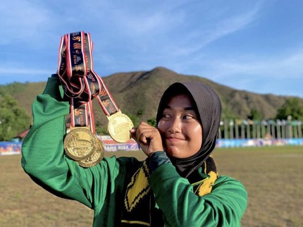 Kisah Bunga Arbela Peraih 3 Emas PON, Tertarik Olahraga Panahan dari Kelas 5 SD