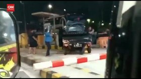 VIDEO: Viral, Video Tangkap Pelaku Pencurian Di Gerbang Tol