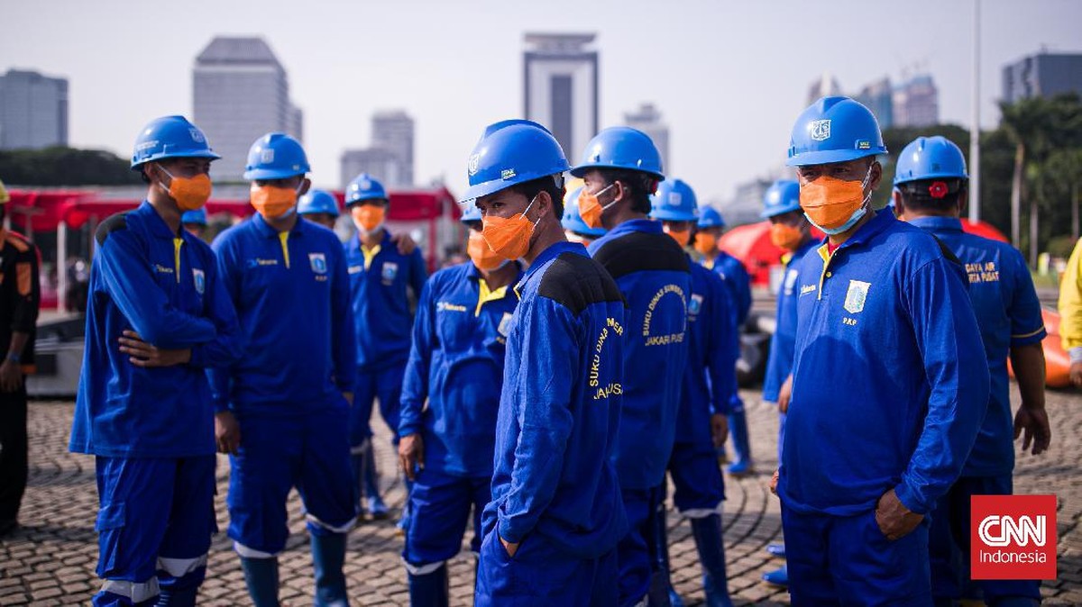 FOTO: Geliat Persiapan DKI Jakarta Hadapi Musim Hujan