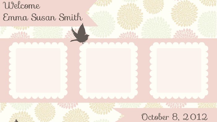 Ilustrasi banner nama bayi