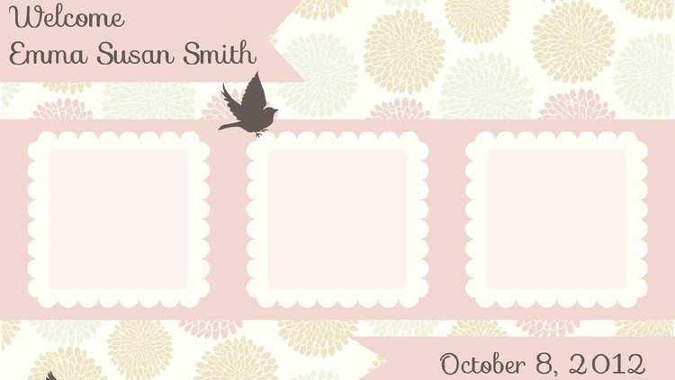 Ilustrasi banner nama bayi