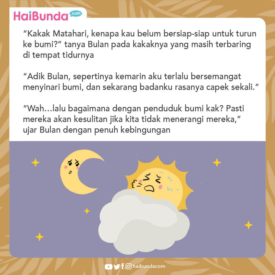 Komik Kisah Bulan dan Matahari