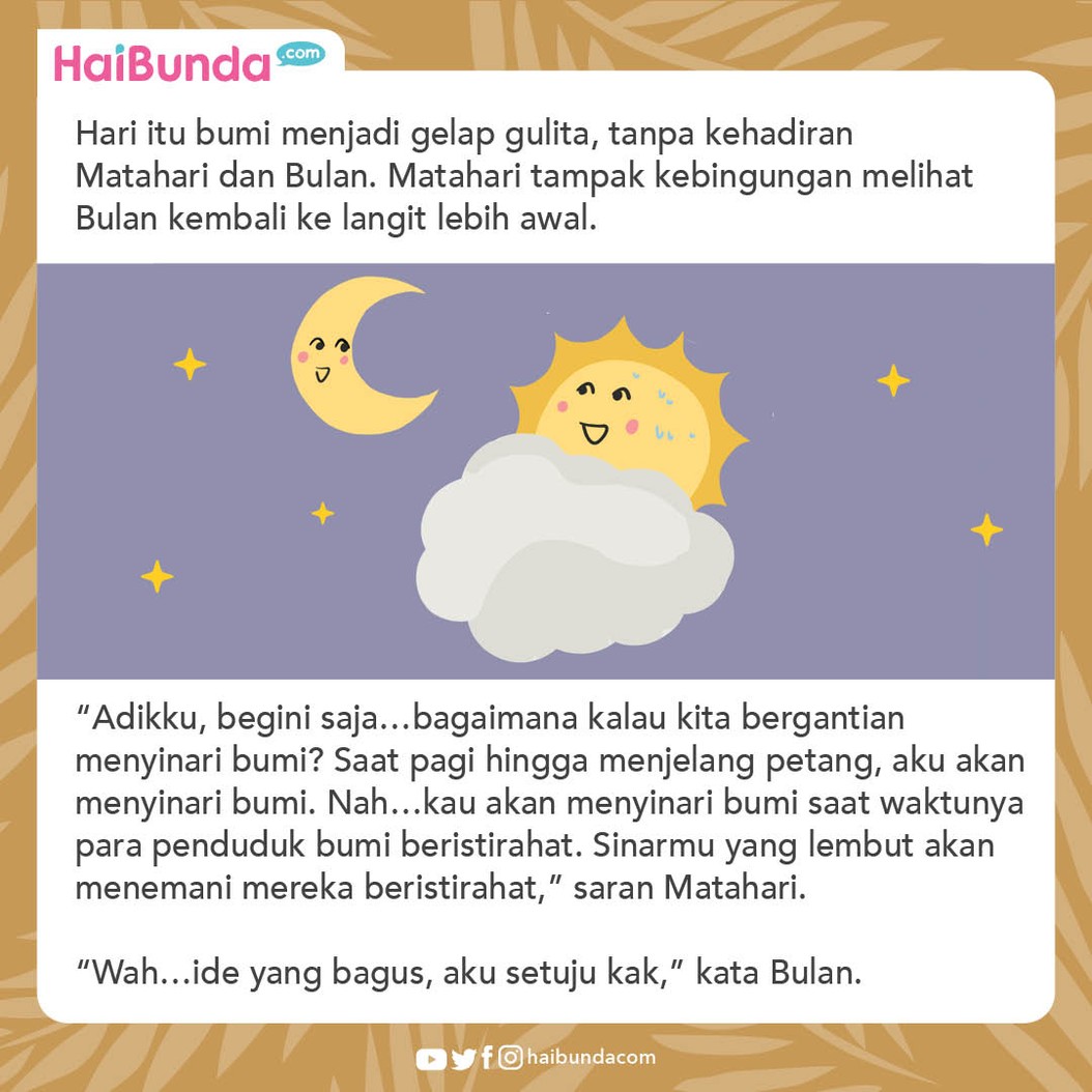 Komik Kisah Bulan dan Matahari