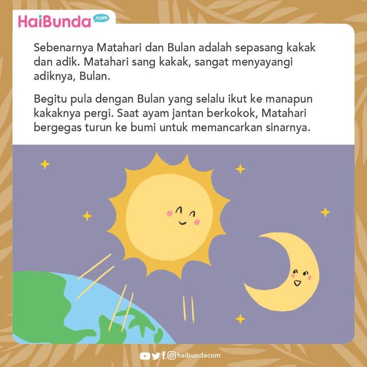 Komik Kisah Bulan dan Matahari