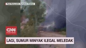 VIDEO: Lagi, Sumur Minyak Ilegal Meledak