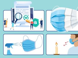 Hati-hati! Ini Cara Sederhana Bedakan Masker Medis Asli dan Palsu
