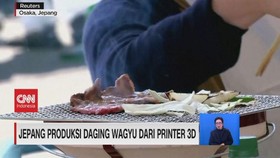 VIDEO: Jepang Produksi Daging Wagyu Dari Printer 3D