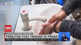 VIDEO: Fasilitas Cuci Tangan di Pasar